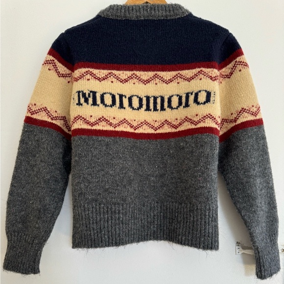 MOROMORO Rabbit Jacquard Zipper Knitted Cardigan - Picture 5 of 9